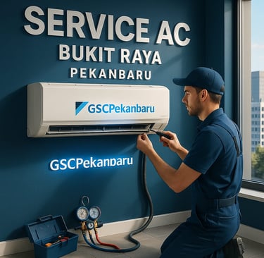 Service AC Bukit Raya Pekanbaru