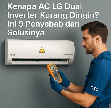 Service AC LG Dual Inverter Pekanbaru