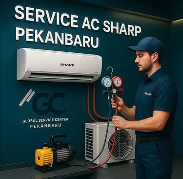 Service AC Sharp Pekanbaru