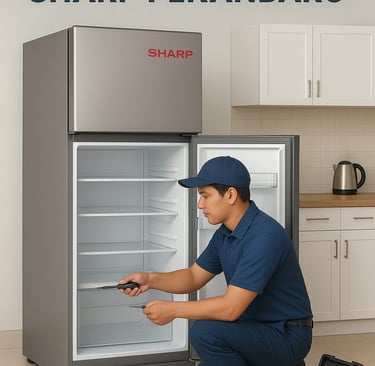 service kulkas sharp pekanbaru