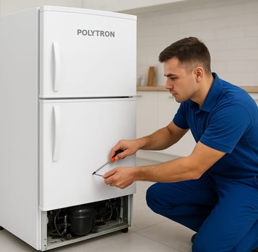 service kulkas polytron pekanbaru