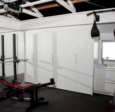 Garage gym renovation