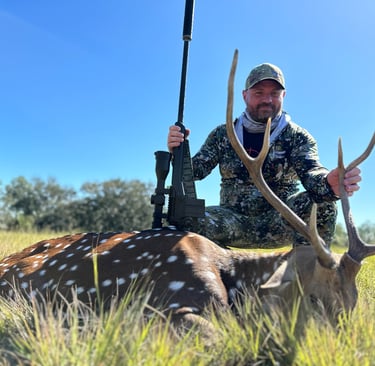 JD Malone and Axis Deer her took in Florida