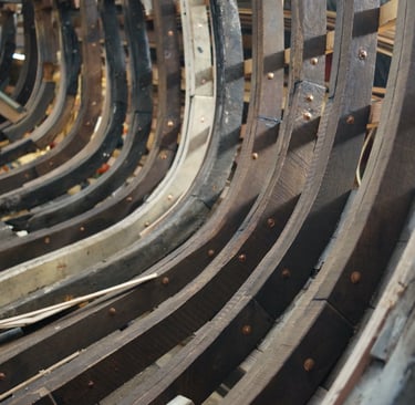 boatbuilding oak
