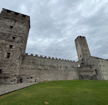 The towers of Castel Grande