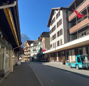 A typical view of Wengen