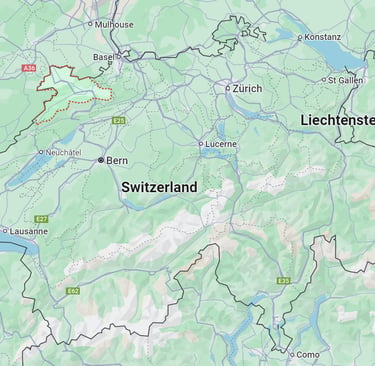 Location of the Canton of Jura