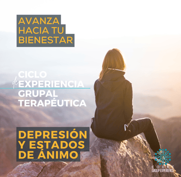 Ciclo de experiencia grupal terapéutica de Manejo de la depresión y trastornos del estado de ánimo