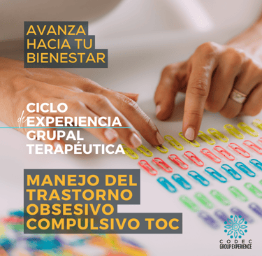 Ciclo de experiencia grupal terapéutica Para personas con Trastorno Obsesivo Compulsivo - TOC