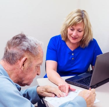 Speech therapy: providing patient with strategies to improve memory/cognition.