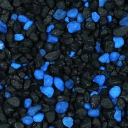 Marine Blue and Black