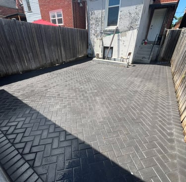 Backyard Paver patio