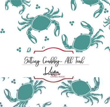 KDCdesigns-Getting Crabby-All Teal