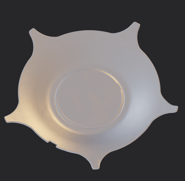 car wheel cap scan to 3d model design