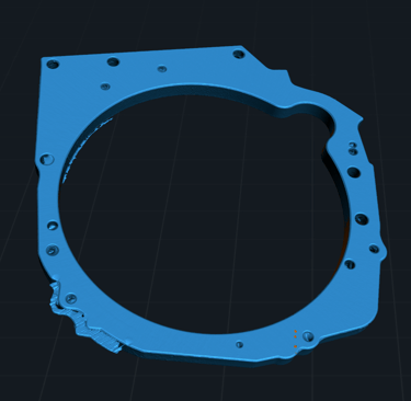 3d scan for a drift car part for modification