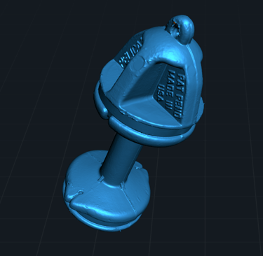 3d scanned a water object with great accuracy and precision