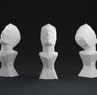 trophy of a head 3d model repair and fix