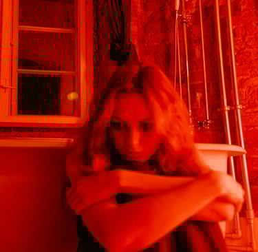 a woman isolated from relapsing in her addiction
