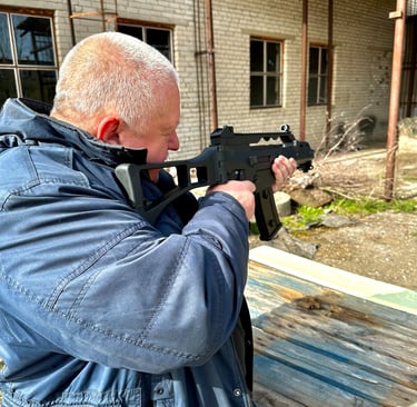 Airsoft pramoga iš arti