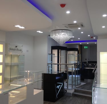 Complete rewire at retail store Lichfield