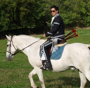 guerrero chinaco mexicano arquero ecuestre