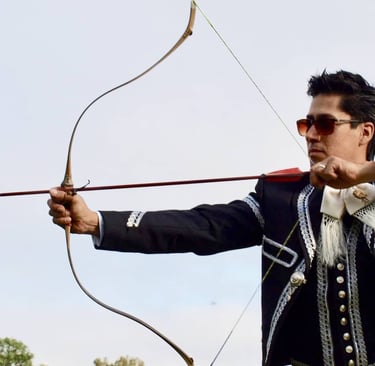 mexican equestrian archery warrior