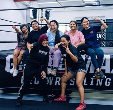 Grapplemax all women'wrestling seminar