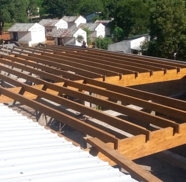 Toiture versant Nord