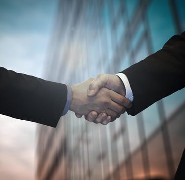 Naukri Bazar Consultancy successful client partnership with handshake