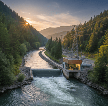 Centrale Idroelettrica ad acqua fluente