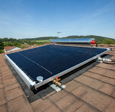 Collettore solare termico non vetrato