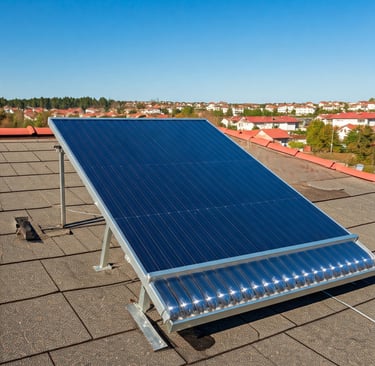 Collettore solare termico sottovuoto