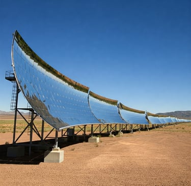 Collettori solari parabolici lineari (Trough)