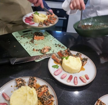 Une cuisine de saison et des thèmes qui changent souvent chez Marmite et Papillote