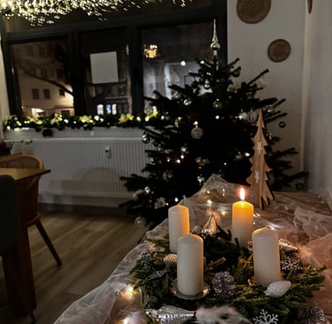 Ambiance de Noël, chez Marmite & Papillote, cuisine conviviale