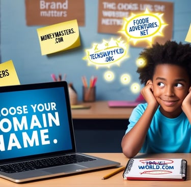Get a domain name for your blog