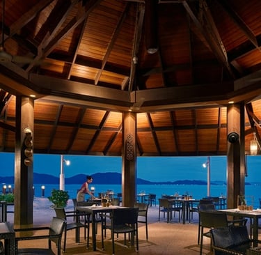 Dining at Shangri-la Tanjung Aru
