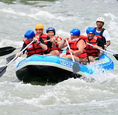 River rafting adventure in Kiulu