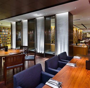 The cozy Tanjung Ria Kitchen at Hyatt Regency Kinabalu