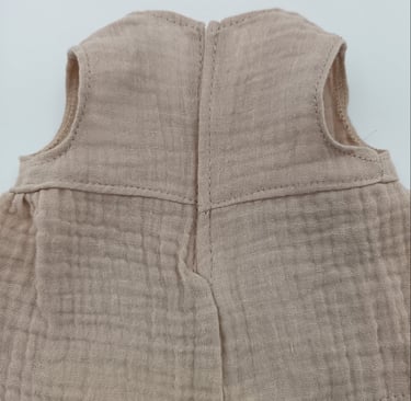 Back of Minikane toddler outfit