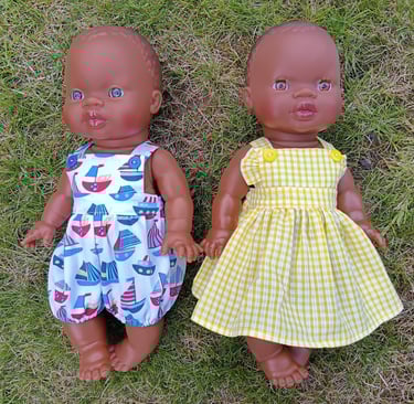 Minkane Kofi and Nia dressed for summer