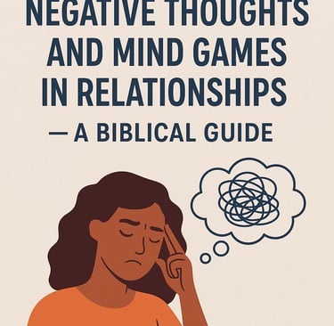 a woman with a thought bubble bubble in her head and thought bubble in her head How to Overcome Neg