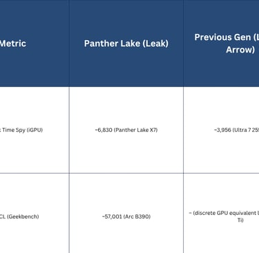 Leak-Based Performance Comparison