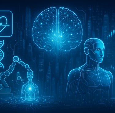 Unlocking the Future: How AI Works In Technology, Finance, and Healthcare. Guide to AI in 2025