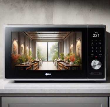 LG Signature Smart Instaview Microwave kitchen innovations