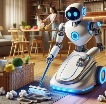 AI-powered household robots transforming domestic chores