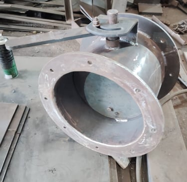 adlerwinden llp mild steel fabricated air dampener manual