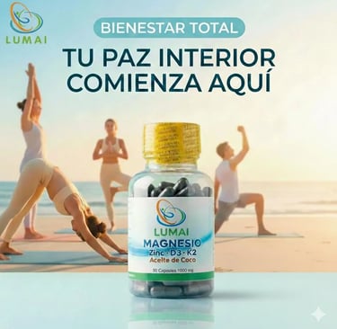 Vitamina LUMAI Magnesio Zinc, D3, K2