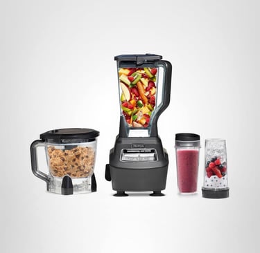a blender with a cup Food processor and to go cups