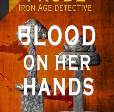 Cover of novel by Geoff Bunn, Blood on Her Hands